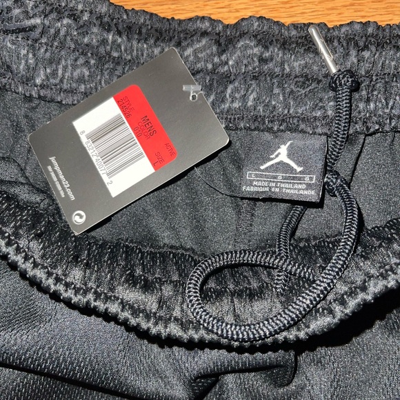 Rare Vintage Nike Air Jordan Black Elephant Print Basketball Shorts Large - Picture 2 of 9